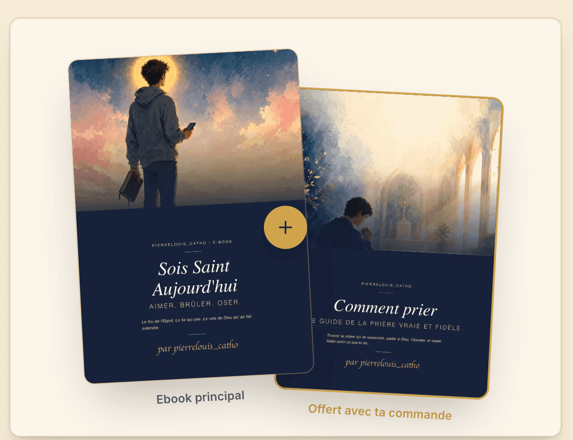 Pack : Sois Saint Aujourd'hui avec le bonus offert Comment prier